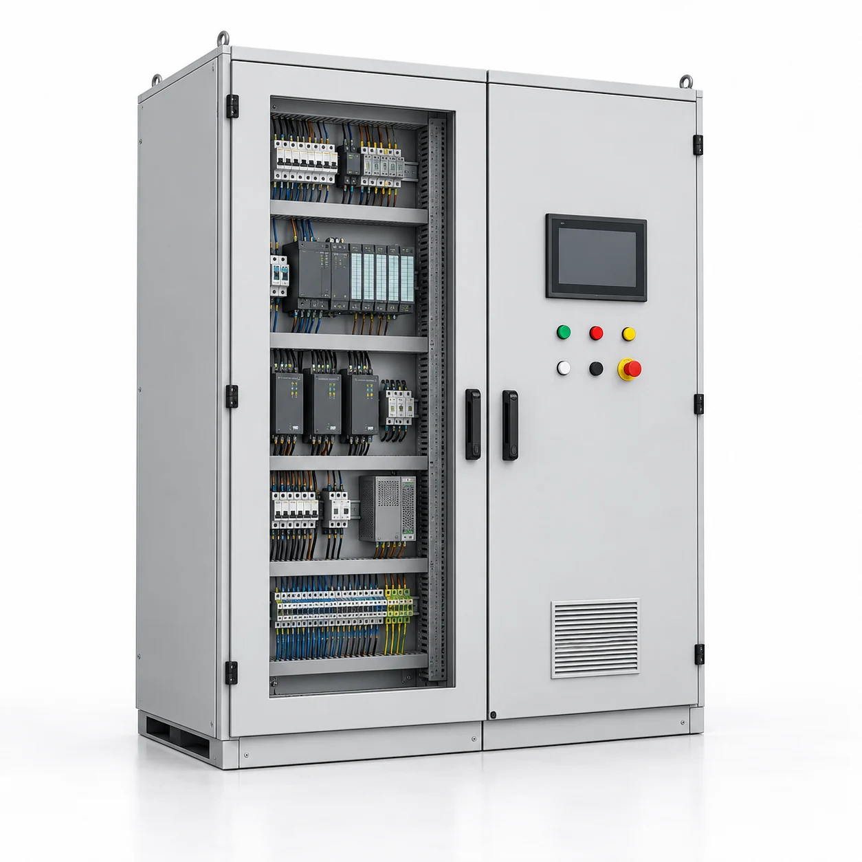 Illustrative PLC & VFD Control Panels